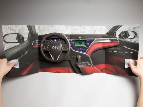 Toyota interactive print campaign