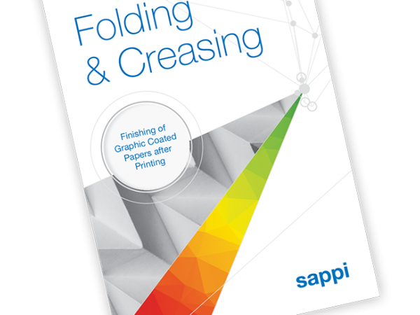 Folding and creasing technical brochure cover