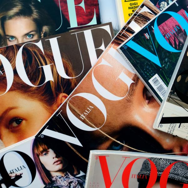 Vogue fashion magazine covers