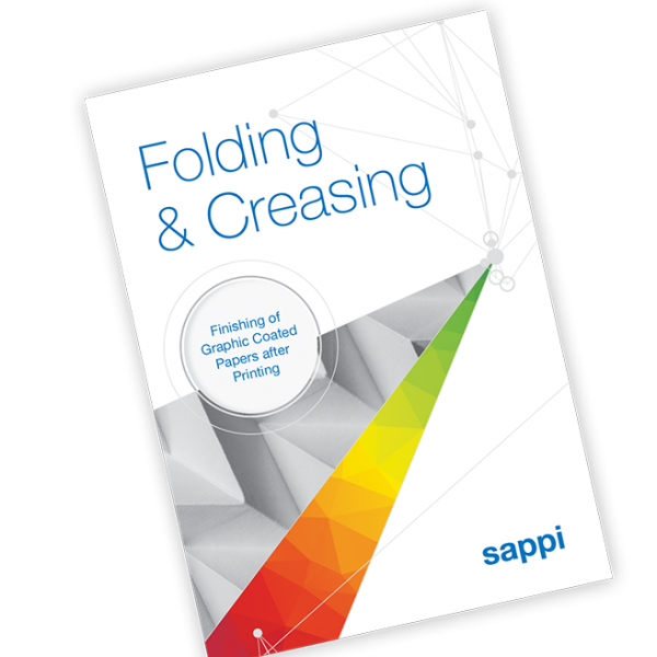 Folding and creasing technical brochure cover
