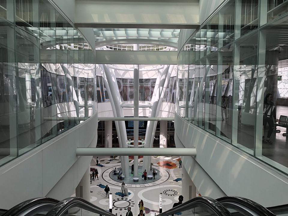 Salesforce transit centre indoors