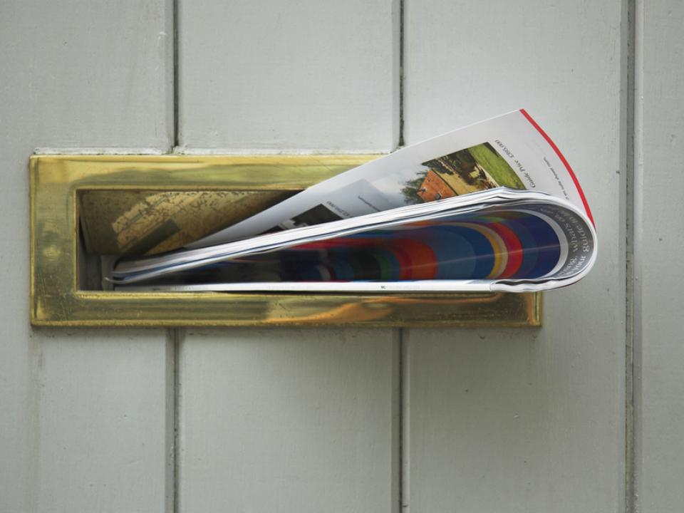 Direct mail letterbox