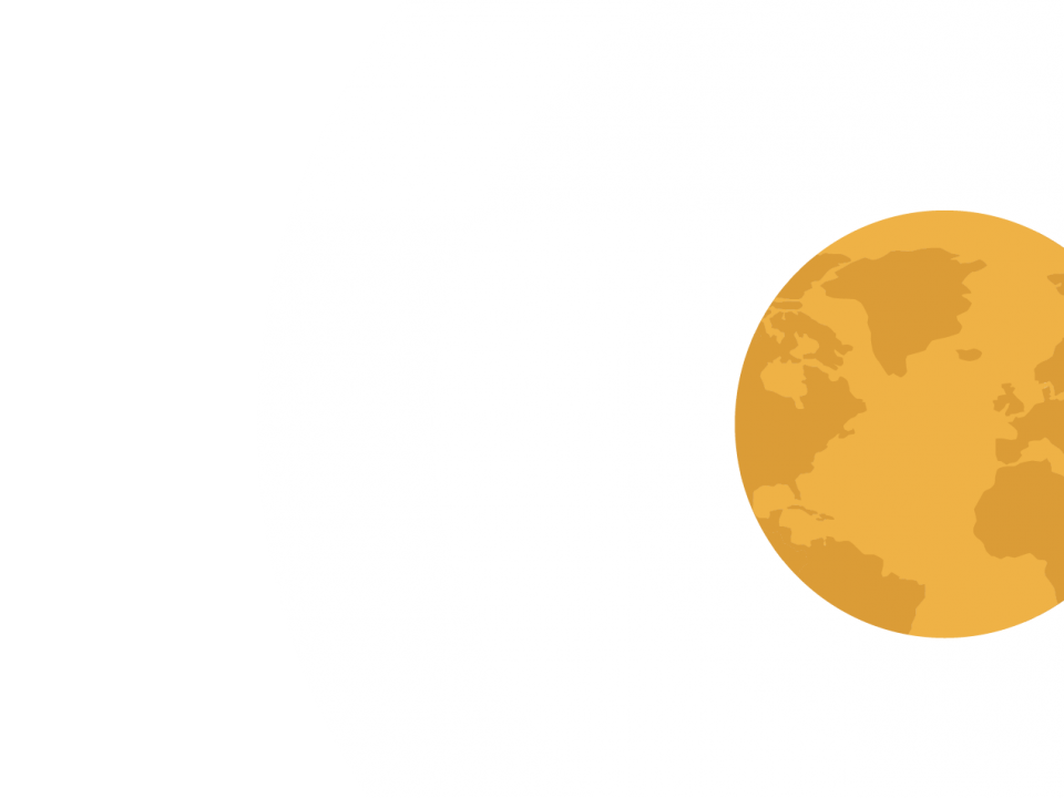 globe icon sustainability infographic