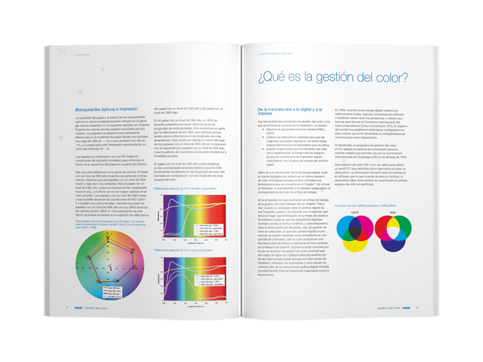 colour management technical brochure spread ES