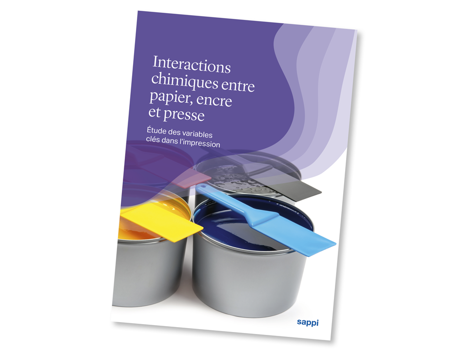 interactions chimiques papier encre  presse brochure technique