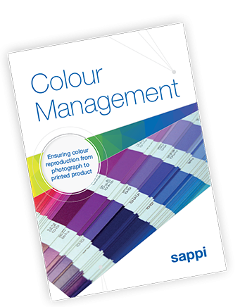 color management tech brochure cover transparent background