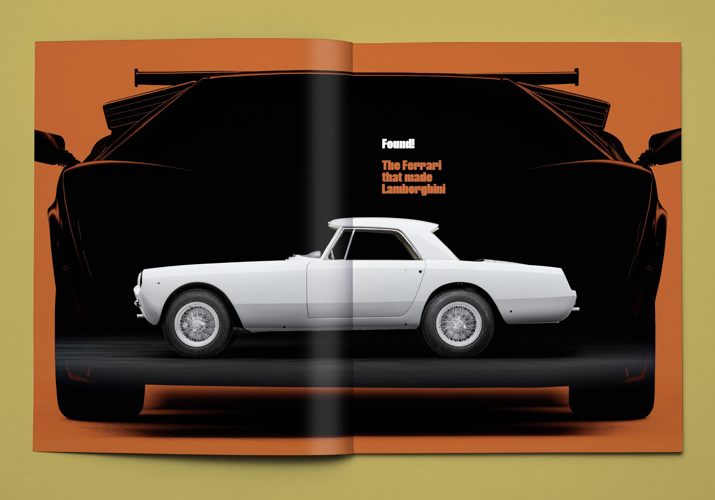 Lamborghini magazine spread